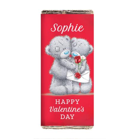 Personalised Me to You Bear Red Roses Milk Chocolate Bar £6.99